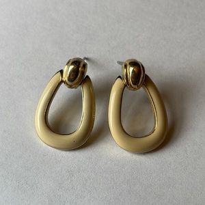 Vintage Swarovski Gold-Toned Earrings